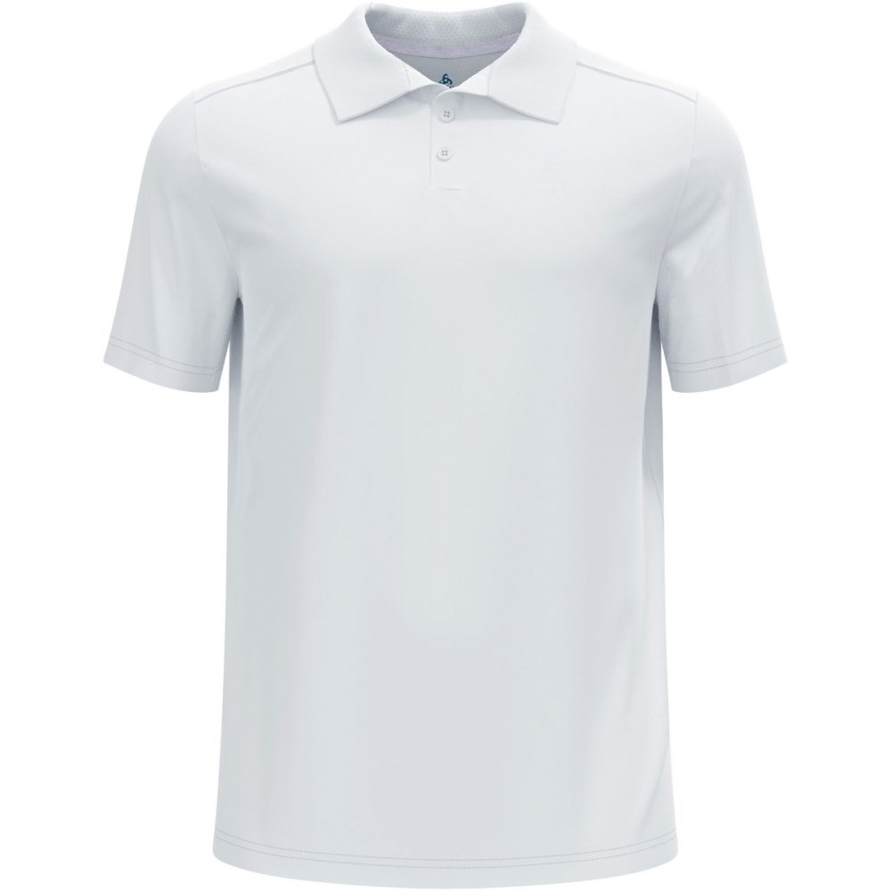Odlo F-Dry Poloshirt für Herren - Wandern, Casual Comfort - weiss, XL