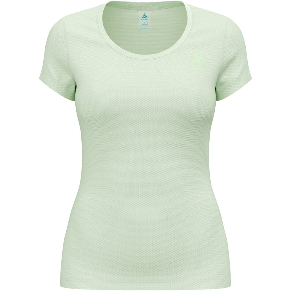 Odlo Active F-Dry Light Base Layer T-Shirt für Damen - Wandern, Radsport - grün, L