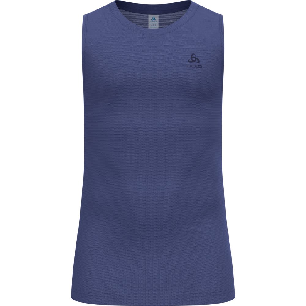 Odlo Active F-Dry Light Base Layer Tank für Herren - Wandern, Radsport - blau, S