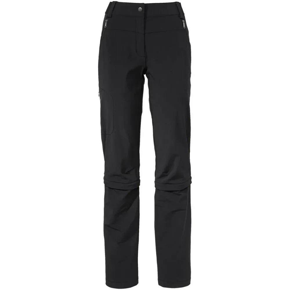 VAUDE - Farley Stretch Capri T-Zip Pants III, 36, Schwarz