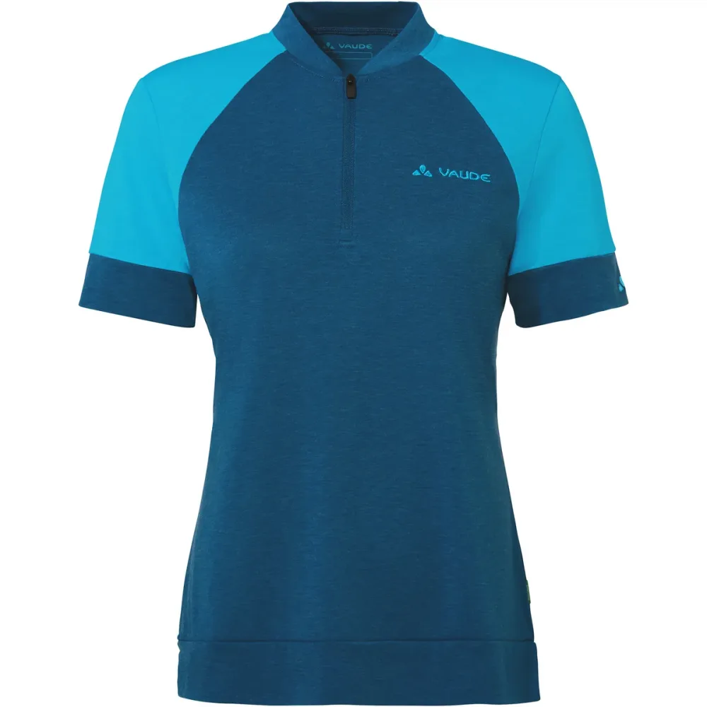 VAUDE Altissimo Q-Zip Damen Biketrikot Blau, Damen, Größe: 46
