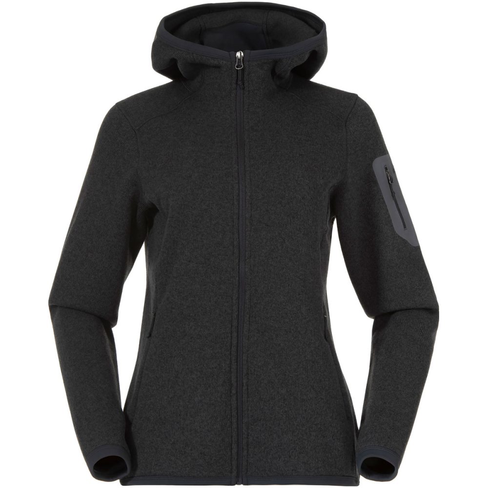 Bergans Damen Kamphaug Knitted Hoodie Jacke