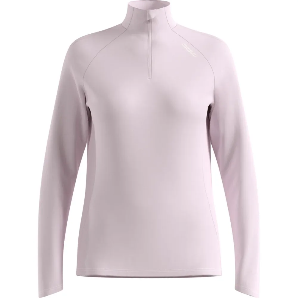 Odlo Essential Ceramiwarm Lauf-Mid Layer Half-Zip für Damen - Running - pink, M
