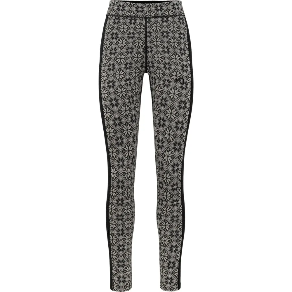 Kari Traa Rose Merino Damen Thermohose Schwarz, Damen, Größe: XS