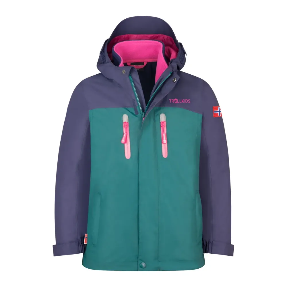 Trollkids Kinder Bryggen 3in1 Jacke