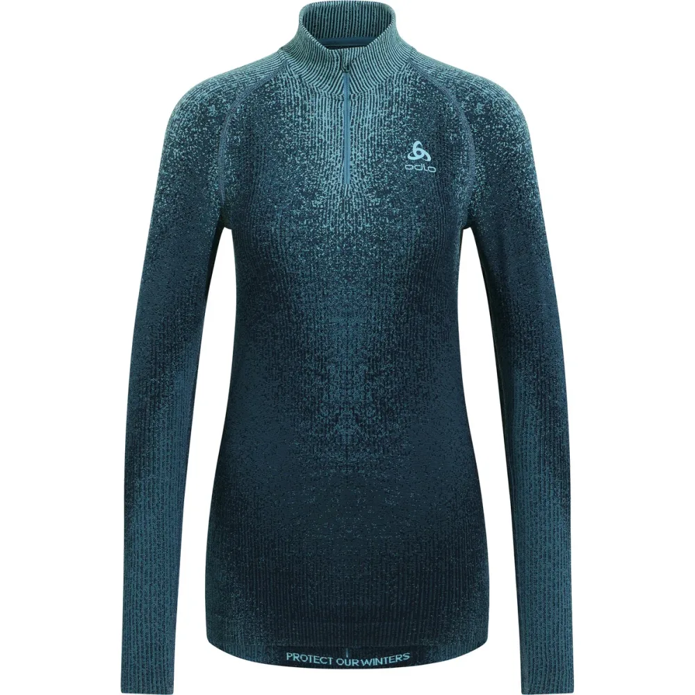 Odlo Damen Blackcomb Eco Half Zip Longsleeve