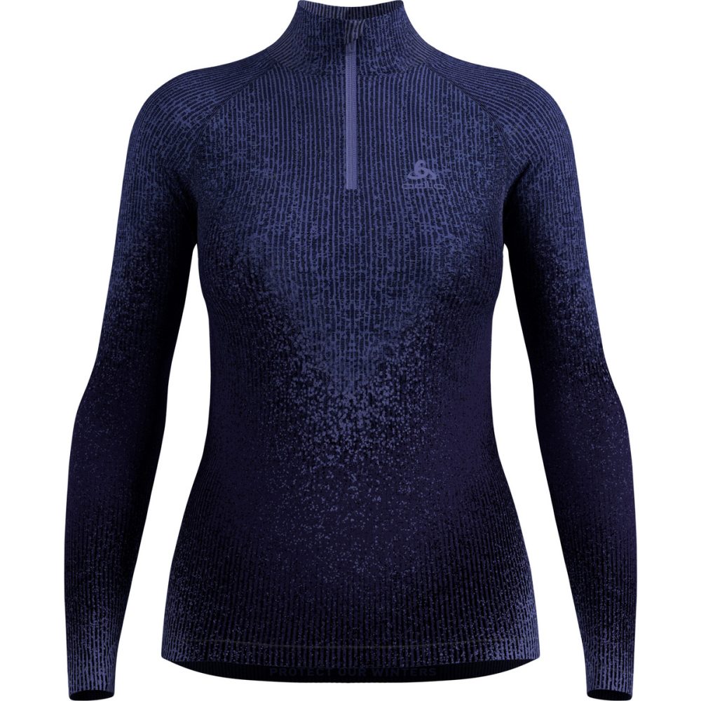 Odlo Damen Blackcomb Eco Half Zip Longsleeve