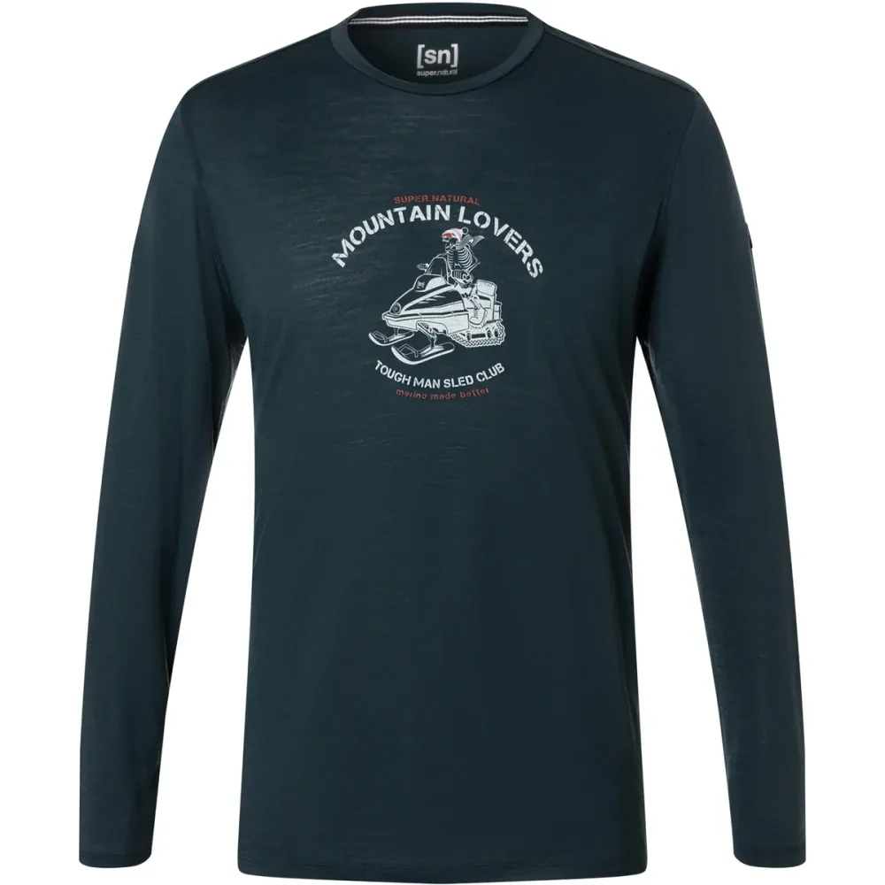 Super.Natural Herren Sled Club Longsleeve