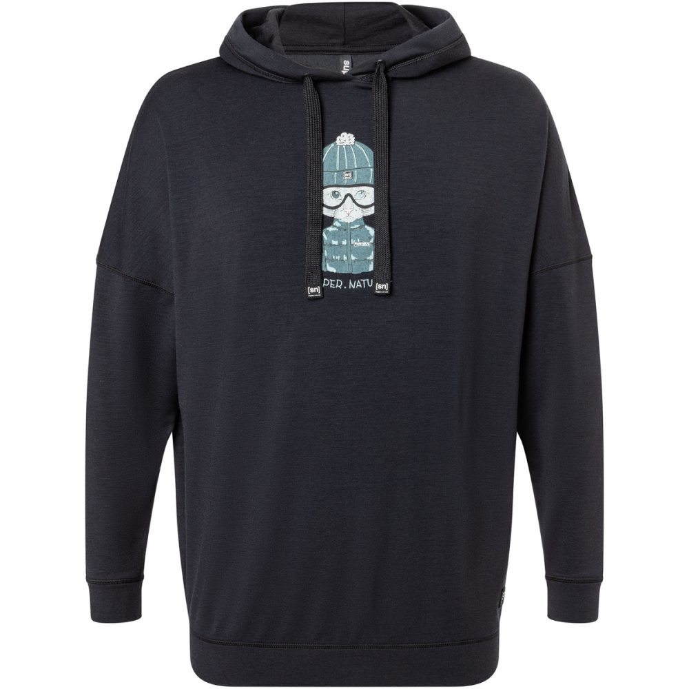 Super.Natural Damen Snow Cat Hoodie