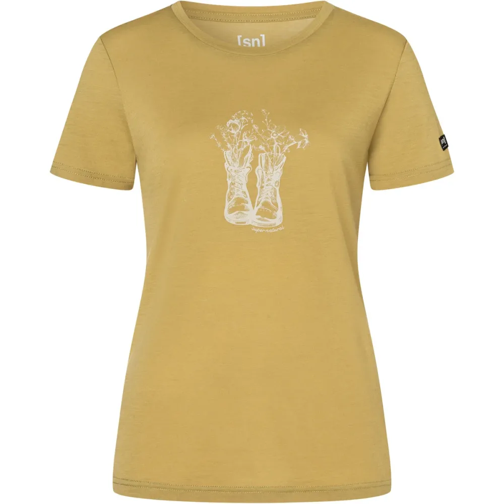 Super.Natural Damen Flower Boots T-Shirt