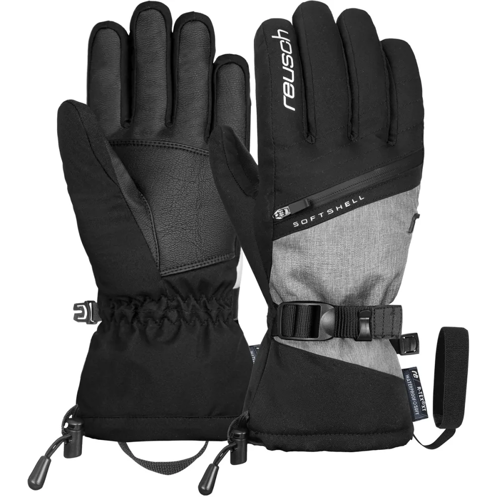 reusch - Skihandschuhe, Finger, Demi R-TEX XT, 7, Grau Melange