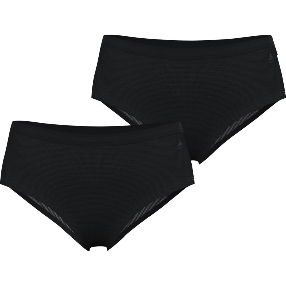 Odlo Active Everyday 2-Pack Boxershorts für Damen - Wandern, Casual Comfort - schwarz, S