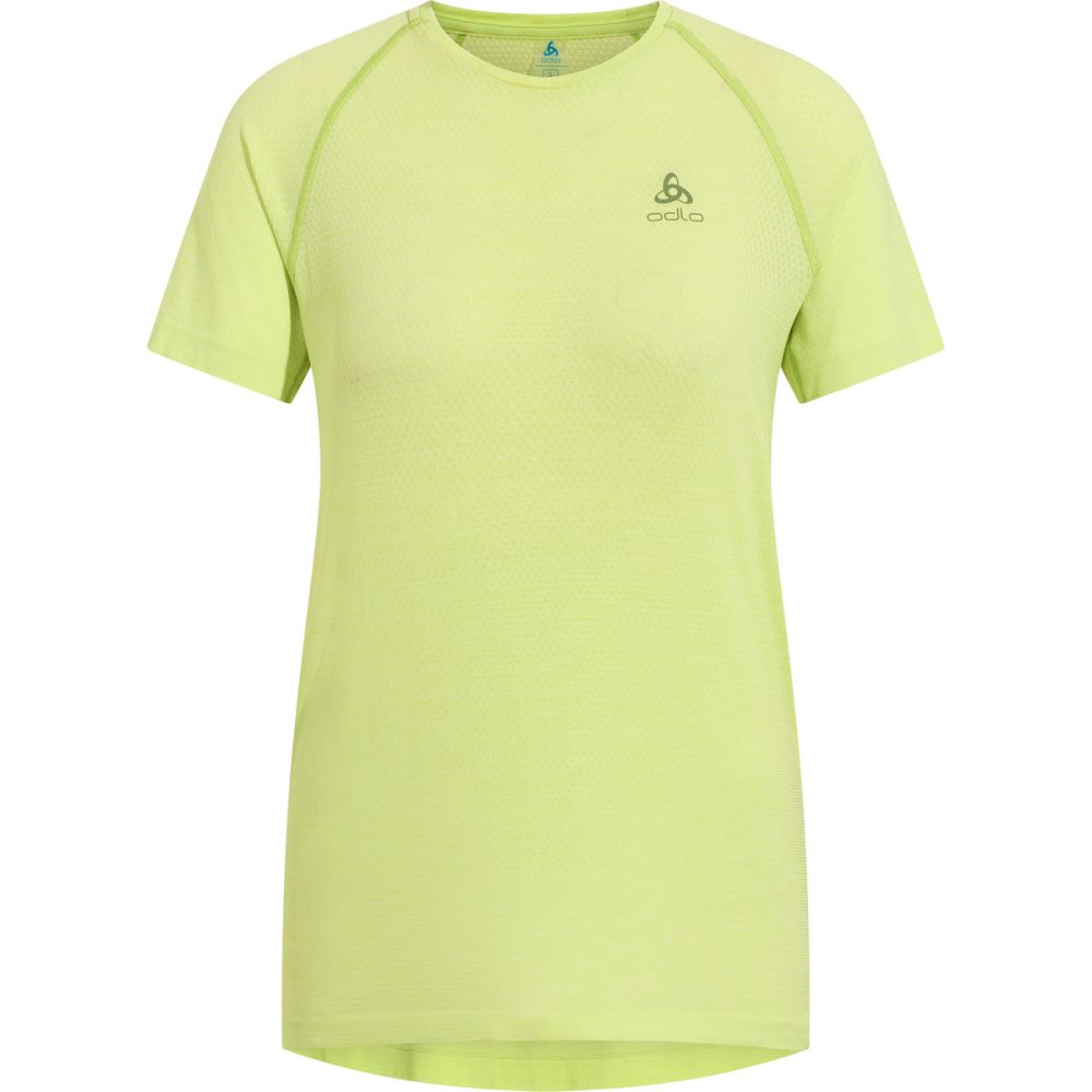 Odlo Essential Seamless Lauf-T-Shirt für Damen - Training, Running - grün, XS