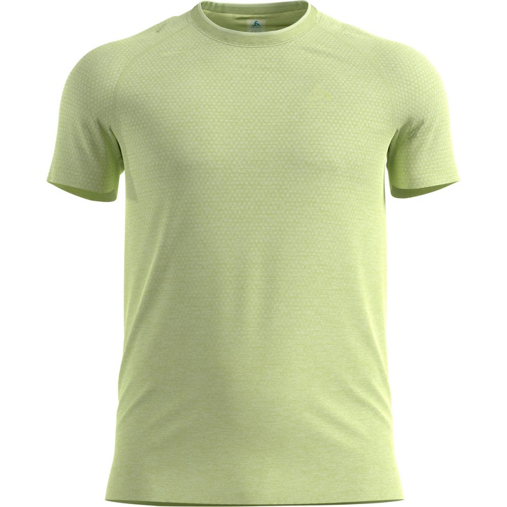 Odlo Essential Seamless Lauf-T-Shirt für Herren - Training, Running - grün, L