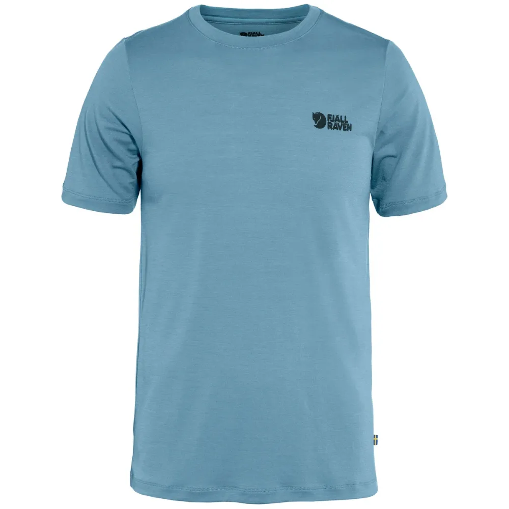 Fjällräven Herren Abisko Wool Logo T-Shirt