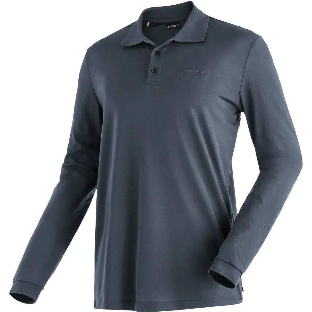 Maier Sports Herren Ulrich Polo Longsleeve