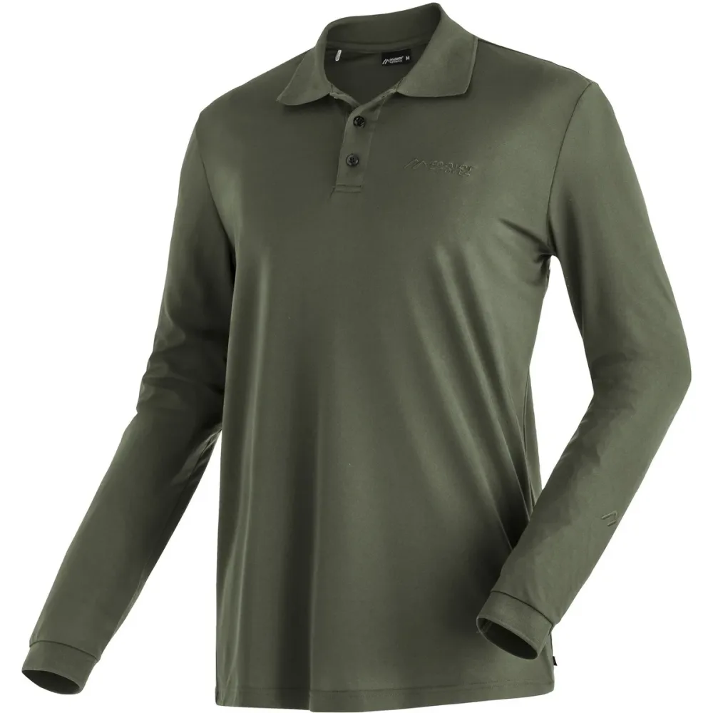 Maier Sports Herren Ulrich Polo Longsleeve