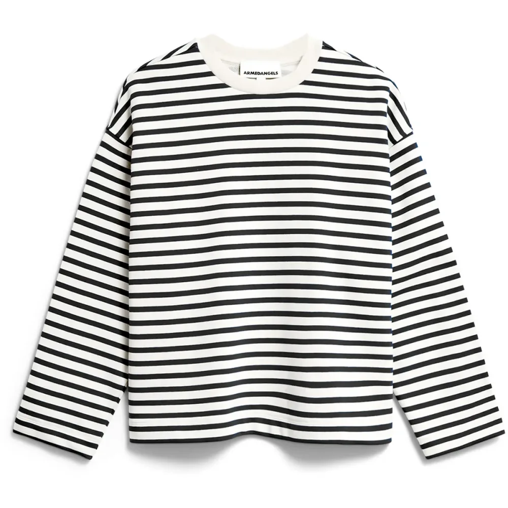 Armedangels Damen Frankaa Maarlen Stripe Pullover
