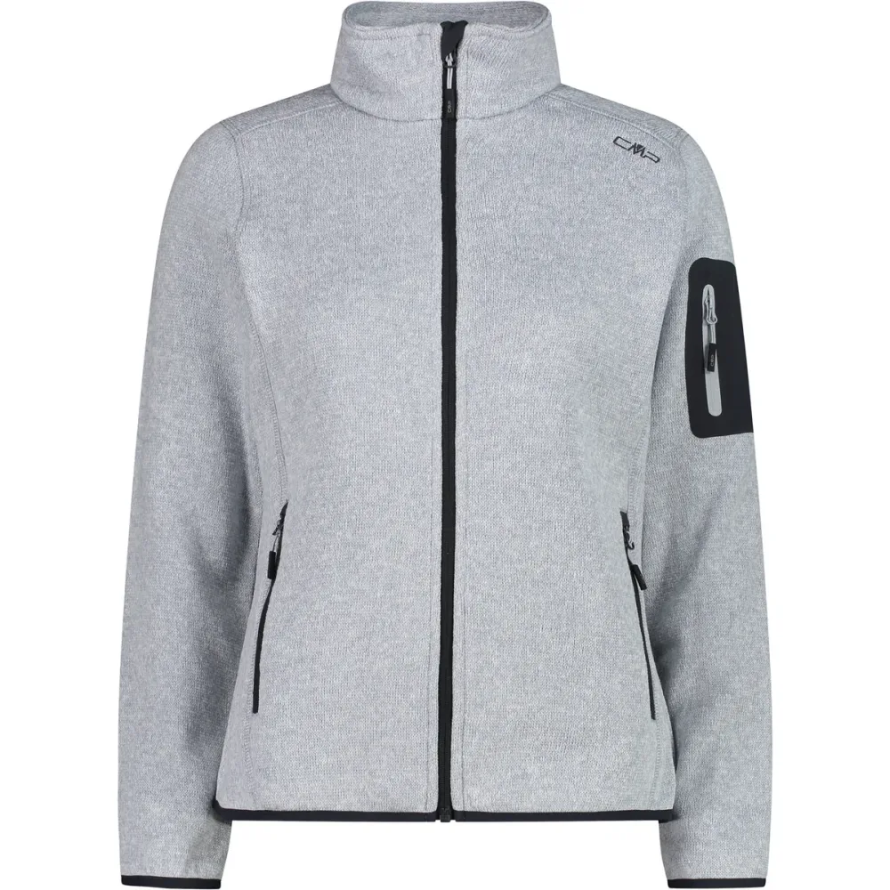 CMP Damen Strick Fleece Jacke