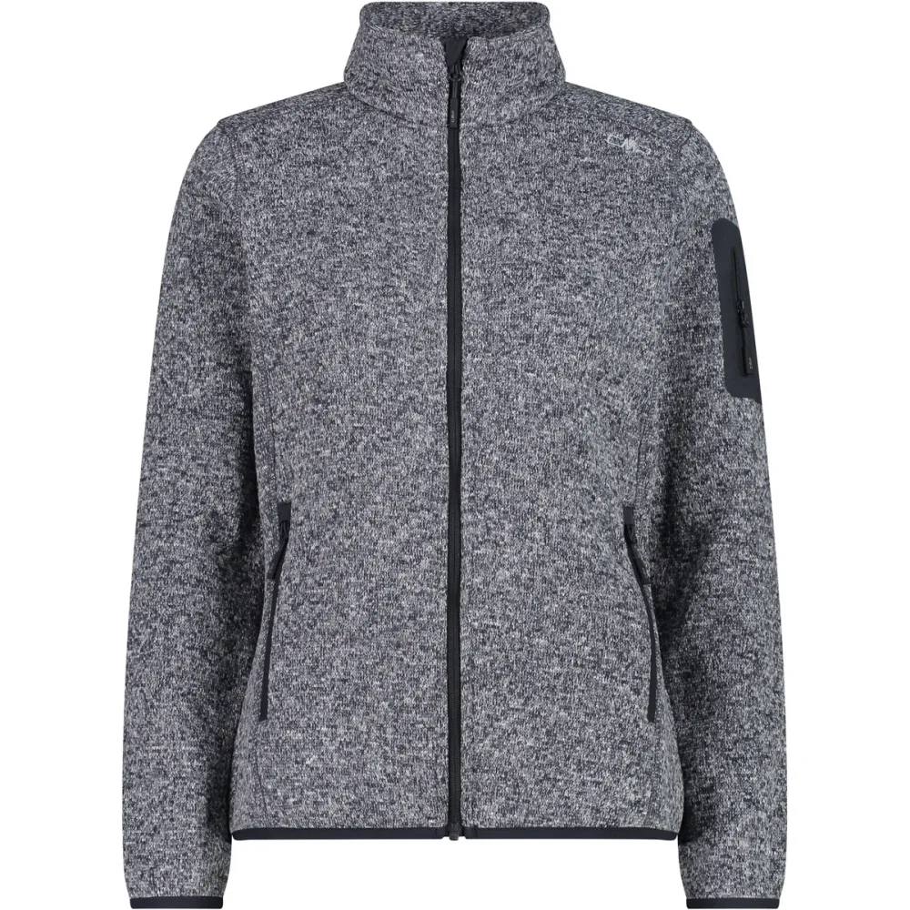 CMP Damen Strick Fleece Jacke