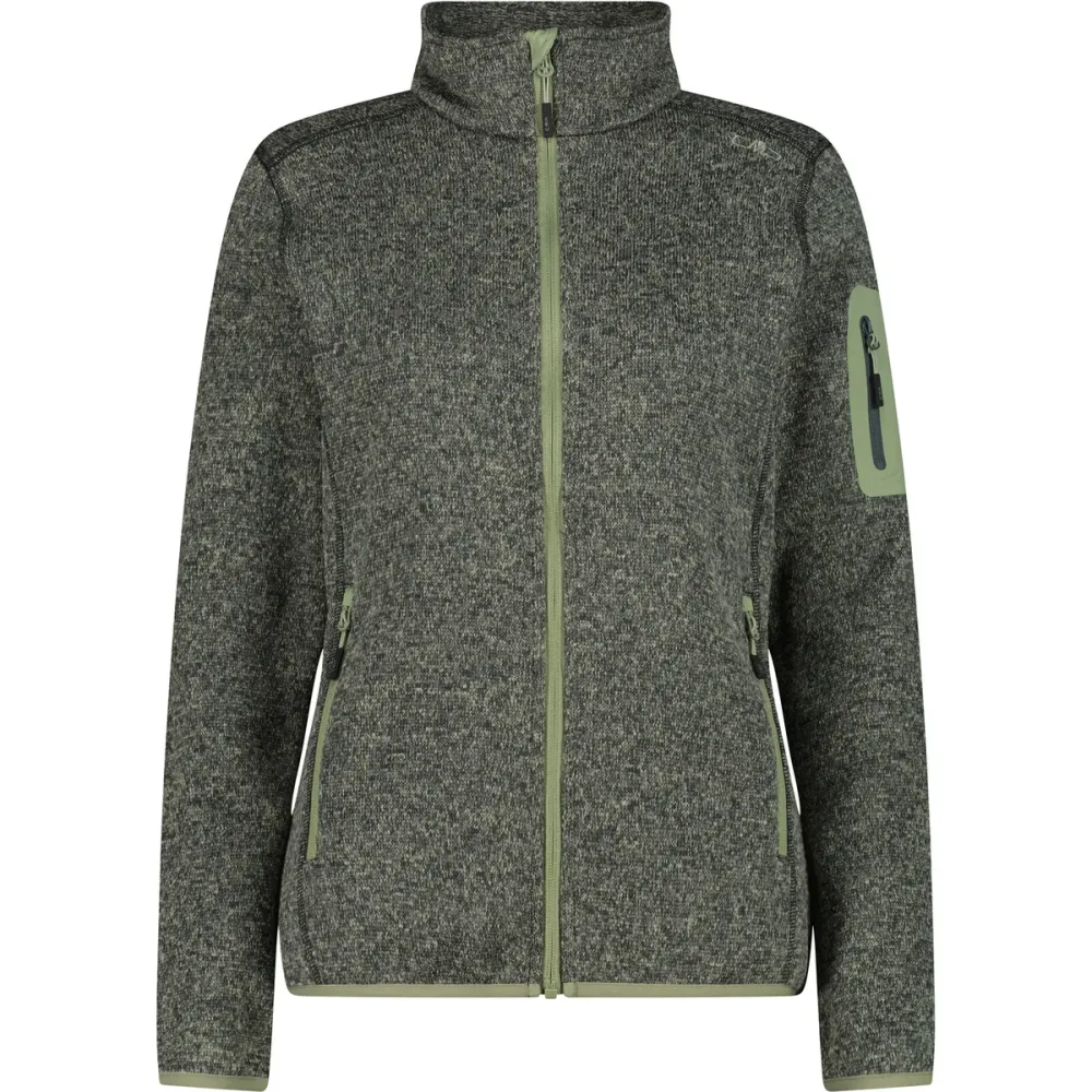 CMP Damen Strick Fleece Jacke