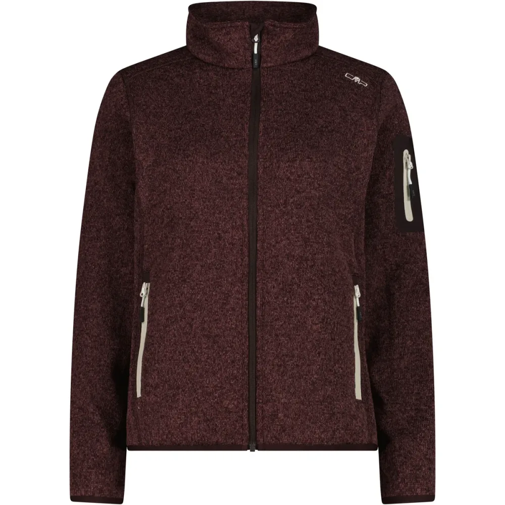 CMP Damen Strick Fleece Jacke