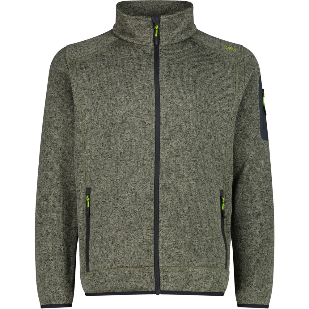 CMP Herren Strick Fleece Jacke