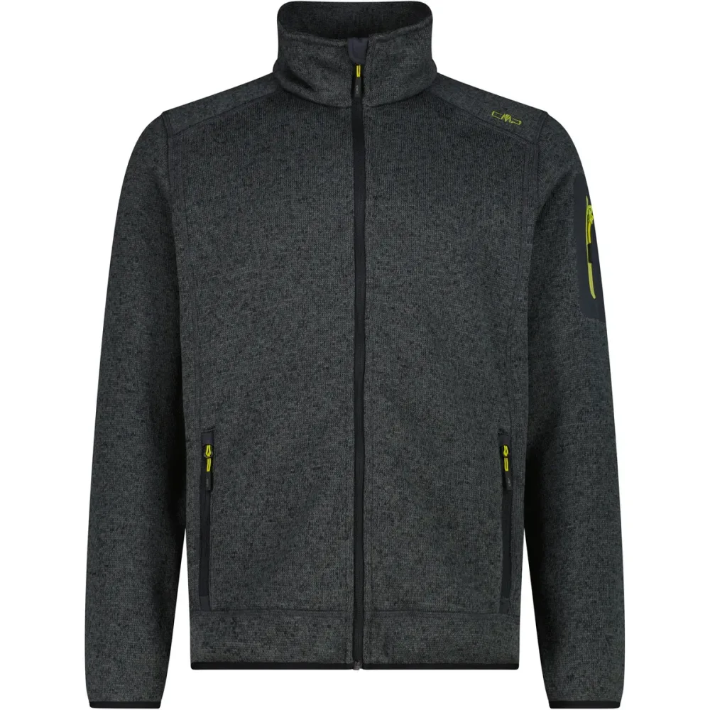 CMP Herren Strick Fleece Jacke