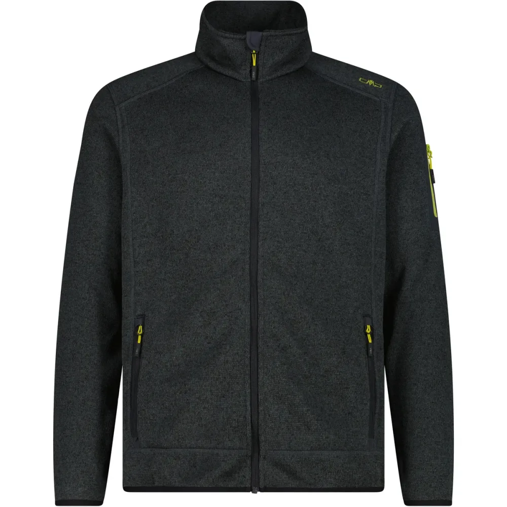 CMP Herren Strick Fleece Jacke