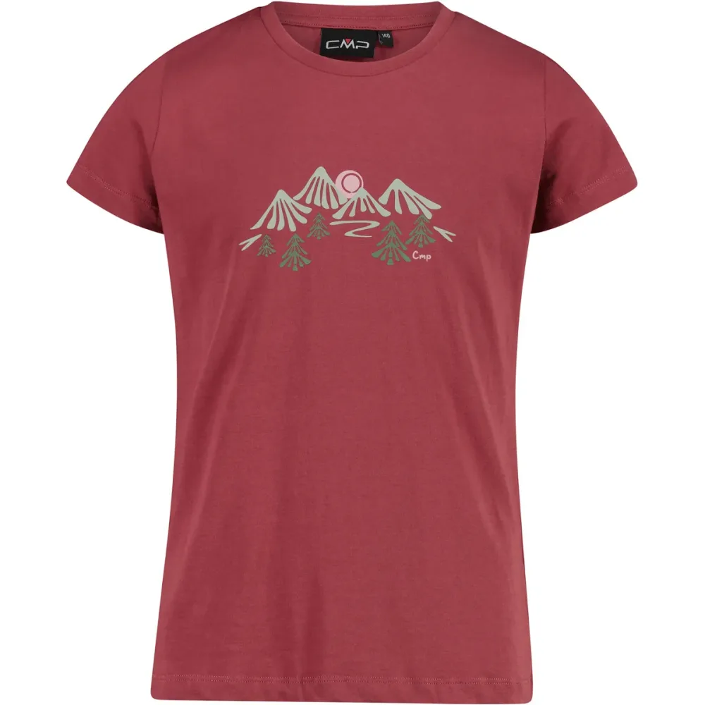 CMP T-Shirt Kurzarm-Design, aus Baumwolle, für Kinder