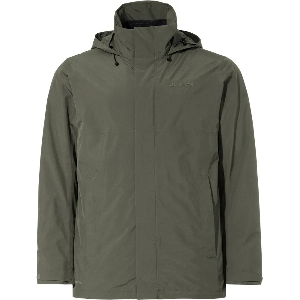 VAUDE - Trekkingjacke mit Kapuze, für Herren, Khaki, Größe M