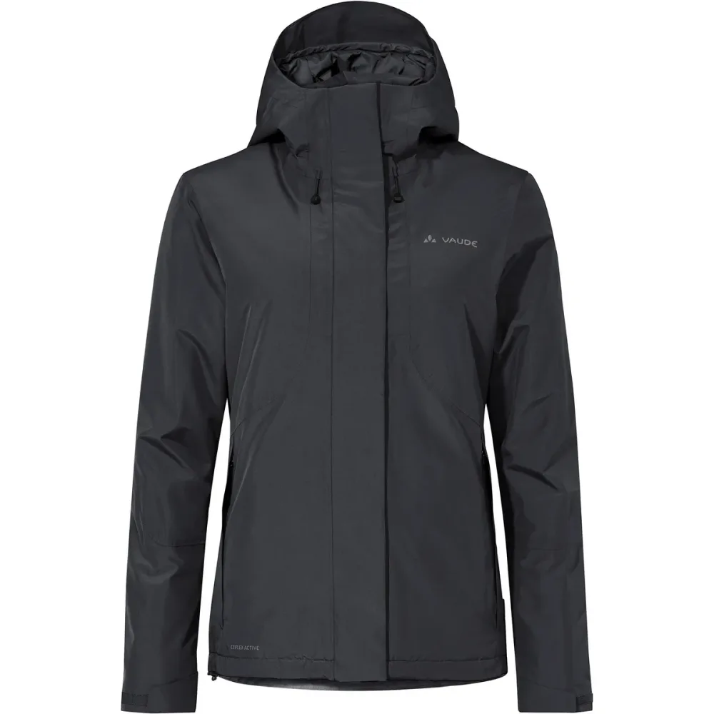 VAUDE - Trekkingjacke mit Kapuze, für Damen, Black, Größe 40