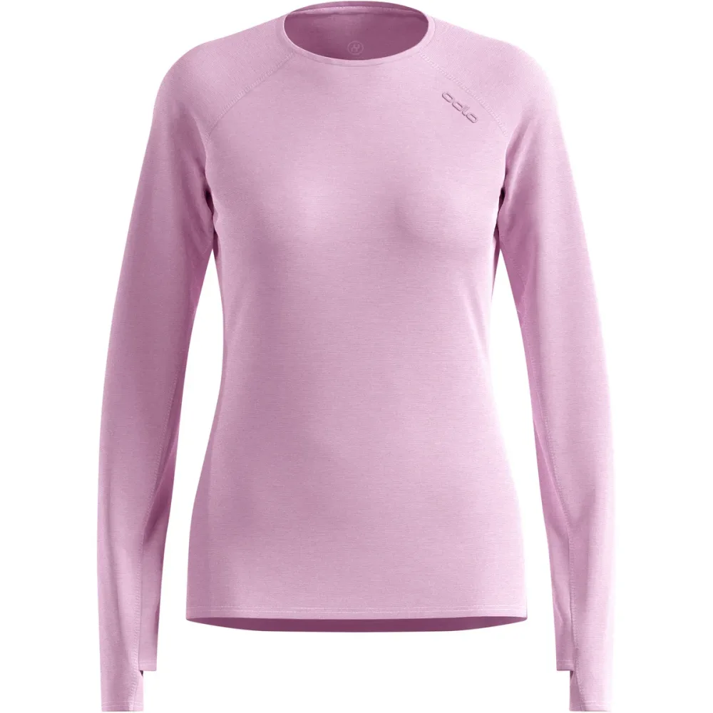 Odlo X-Alp 115 Langarm-Laufshirt für Damen - Trail Running, Wandern - lila, L