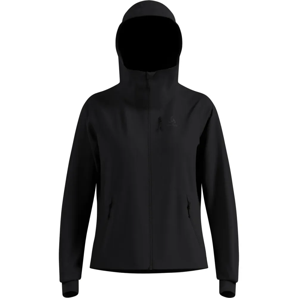 Odlo Zeroweight Windproof X Warm Langlaufjacke für Damen - Skilanglauf - schwarz, S