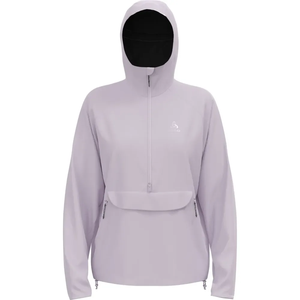 Odlo Zeroweight Pro Windproof Anorak Langlaufjacke für Damen - Skilanglauf - lila, L