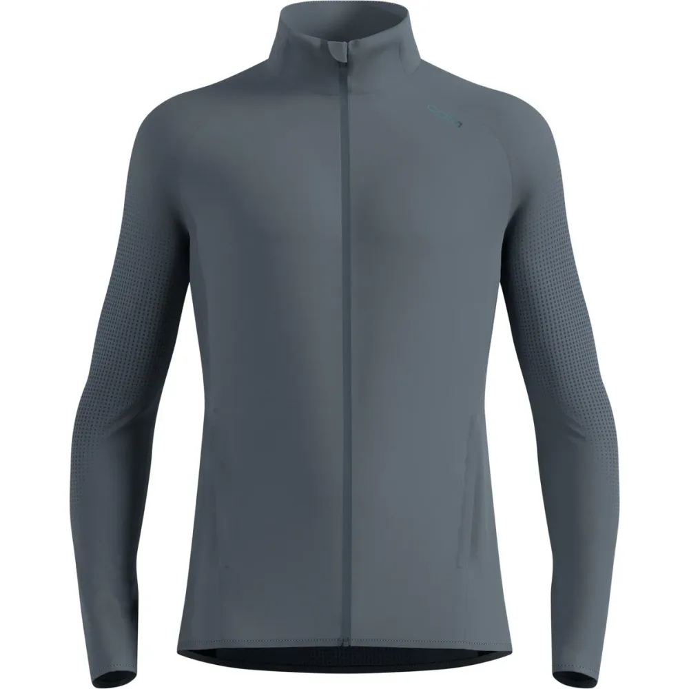Odlo Zeroweight Warm Hybrid Laufjacke für Herren - Training, Running - grau, XL