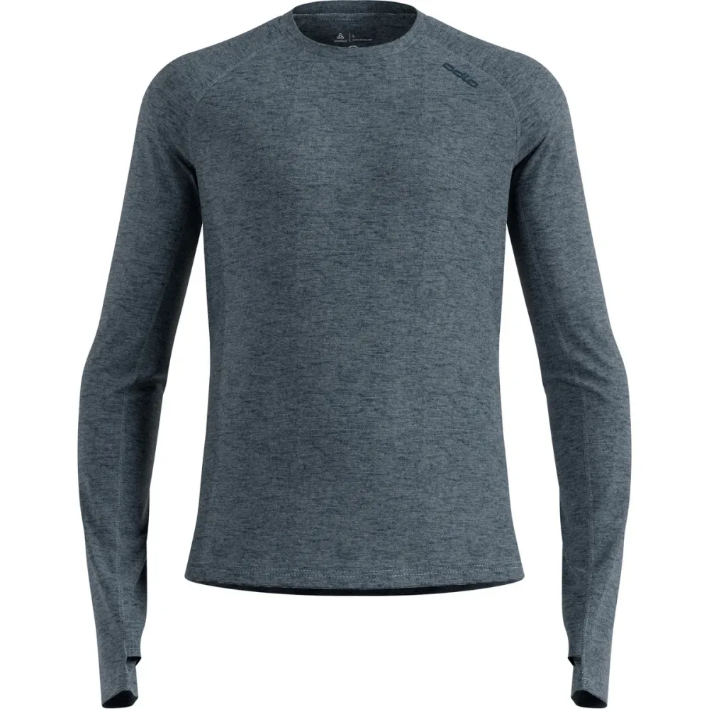 Odlo X-Alp 115 Langarm-Laufshirt für Herren - Trail Running, Wandern - marineblau, S