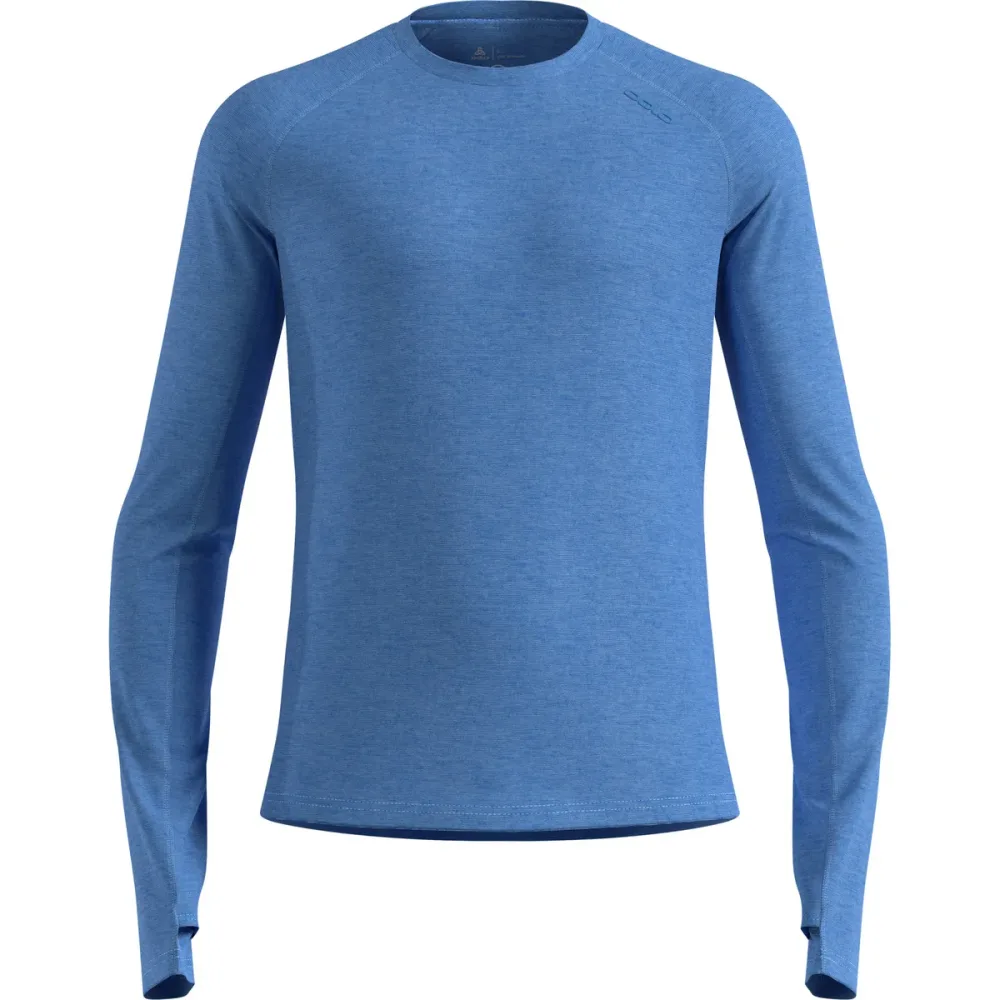 Odlo X-Alp 115 Langarm-Laufshirt für Herren - Trail Running, Wandern - blau, M