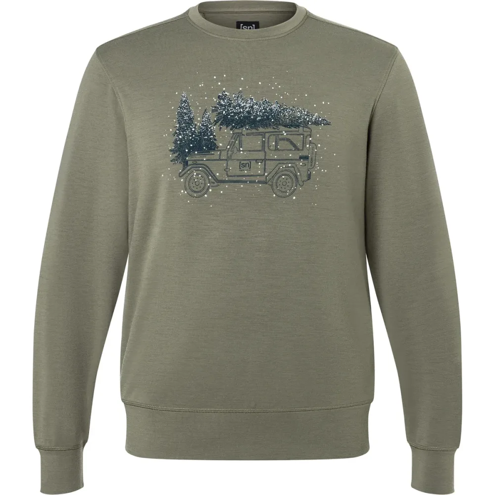 Super.Natural Herren Lantree Crew Pullover