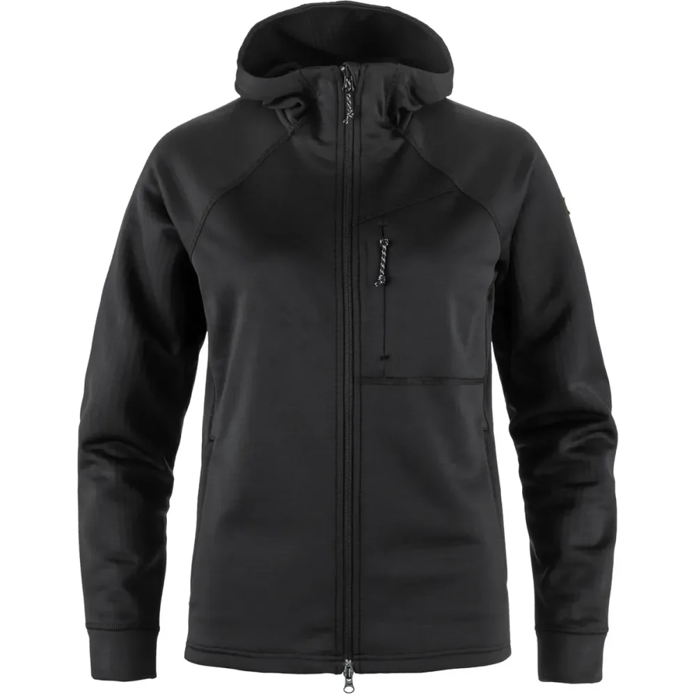Fjällräven Damen Abisko Grid Fleece Hoodie Jacke