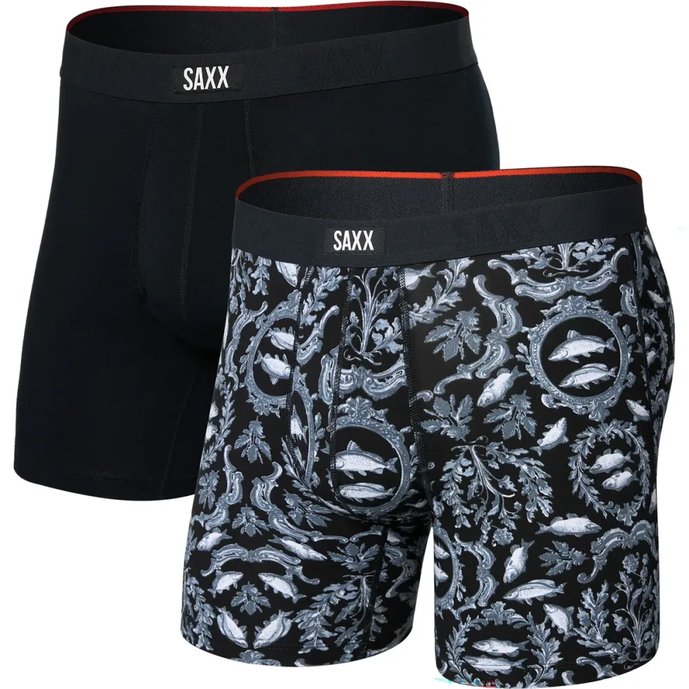 Saxx Underwear Herren Vibe Xtra Fly 2er Pack Boxer