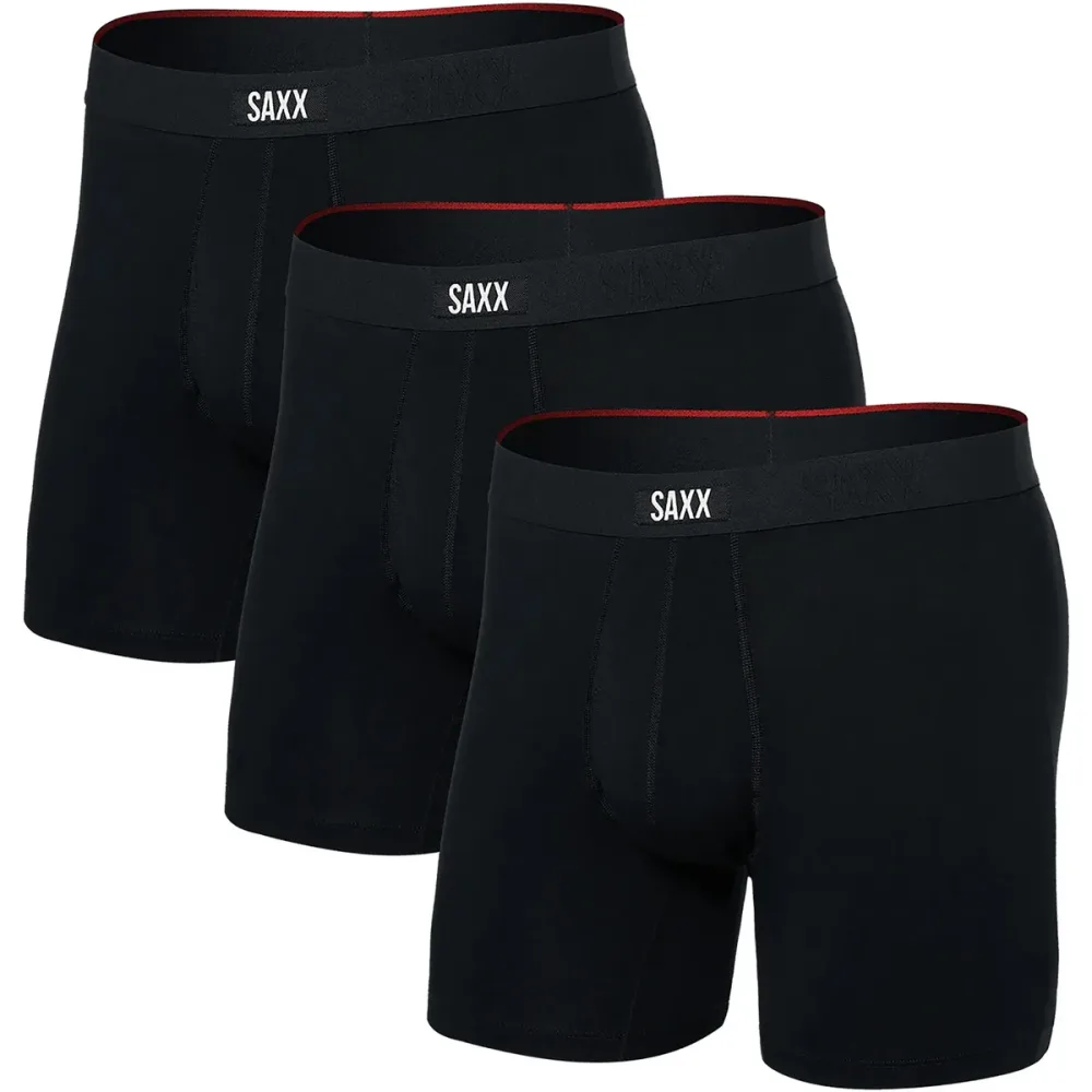 Saxx Underwear Herren Vibe Xtra Fly 3er Pack Boxer
