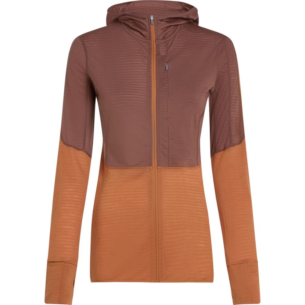 Icebreaker Damen 200 Realfleece Descender Hoodie Jacke