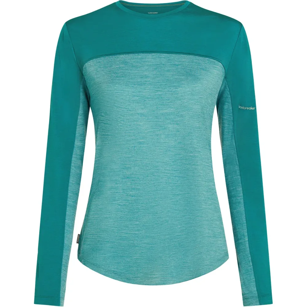 Icebreaker Damen 125 Cool-Lite Sphere Colour Black Longsleeve