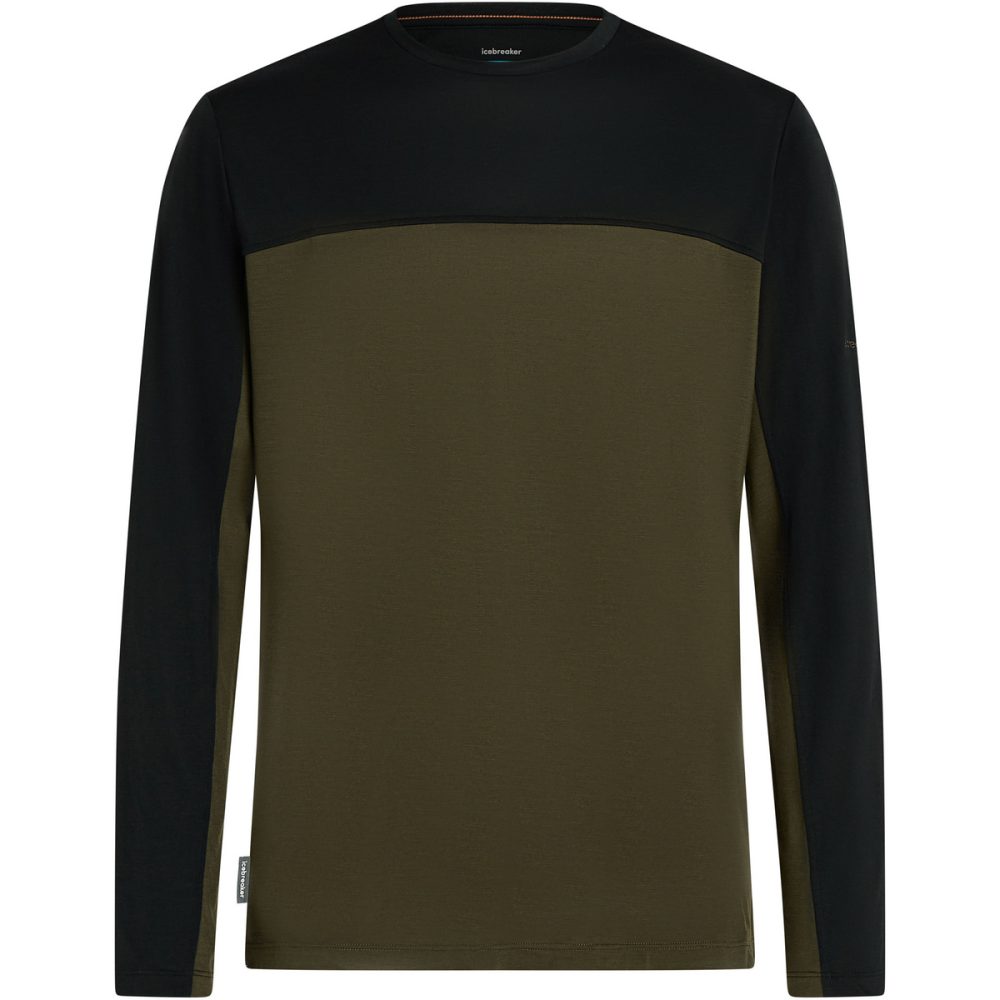 Icebreaker Herren 125 Cool-Lite Sphere Colour Black Longsleeve