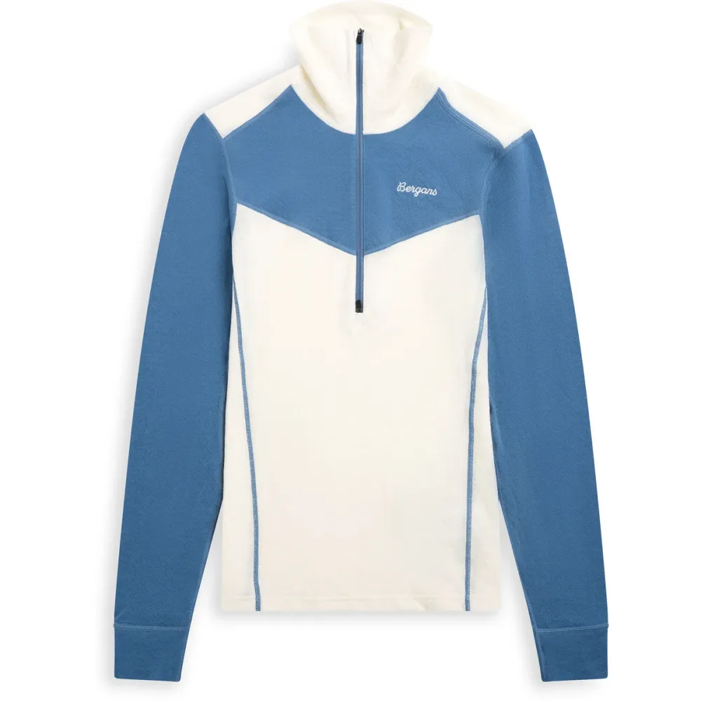 Bergans Damen Inner:Dual Merino Half Zip Longsleeve