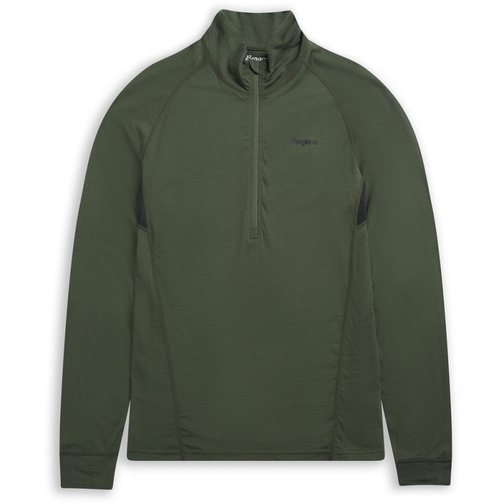 Bergans Herren Inner:Pure Merino Half Zip Longsleeve