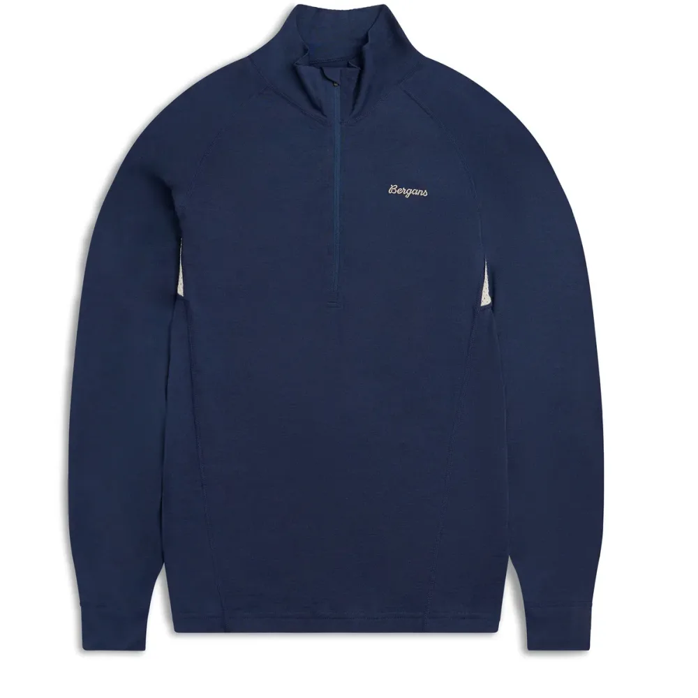 Bergans Herren Inner:Pure Merino Half Zip Longsleeve