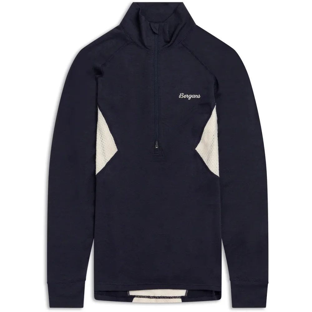 Bergans Damen Inner:Pure Merino Half Zip Longsleeve