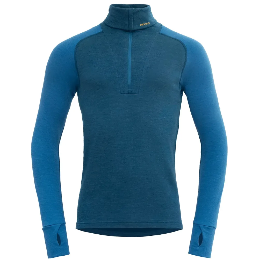 Devold Herren Expedition Merino Silk Zip Longsleeve